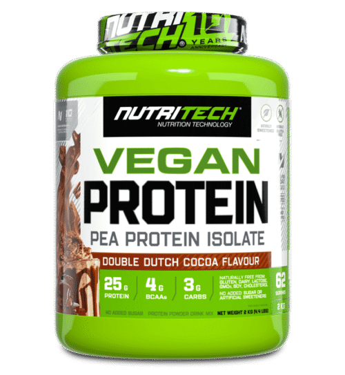 Vegan Protein - Single Source Pea protein Isolate - 2Kg - Cocoa Dutch Chocolate Flavour