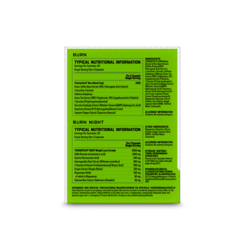 nutritech ThermoTech Day and Night Fat Burning Pack
