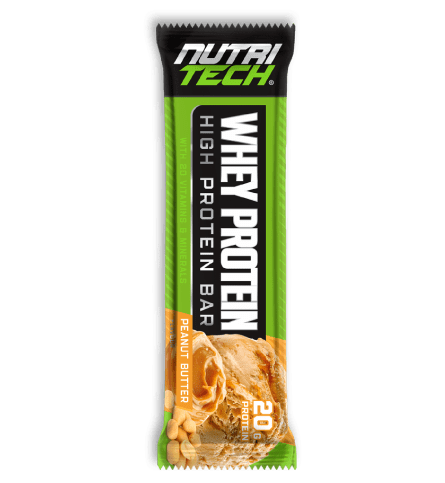 WHEY PROTEIN BAR - High Protein Bar - Peanutbutter