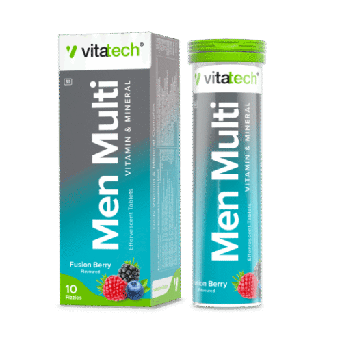 vitatech men multi vitamin and mineral effervescent