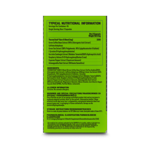 nutritech burn 8 fat burner