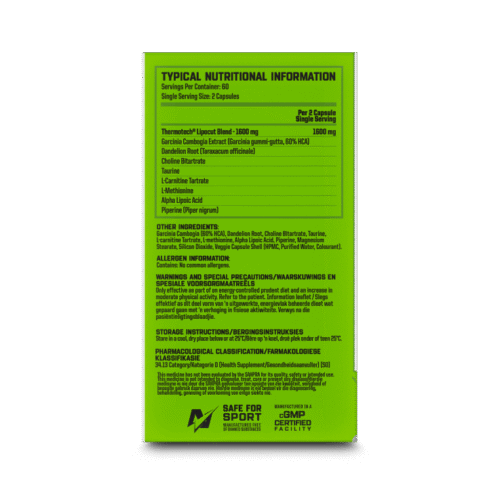nutritech lipocut night time fat burner