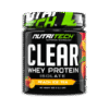 nutritech clear whey protein isolate peach ice tea